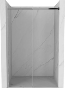 Mexen  Omega 8 mm   Zuhany ajtó csúszó   130 cm,  átlátszó , króm - 825-130-000-01-00 Csúszó zuhany ajtó