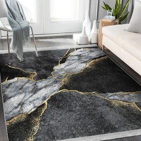 Fekete szőnyeg 160x230 cm – Mila Home