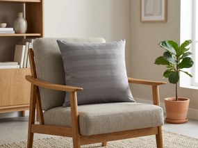 JASMINE mikroszálas párnahuzat, 45×45 cm, világosszürke