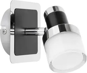 Rabalux beltéri led fali lámpa 5w 400lm 4000k fekete/üveg harold