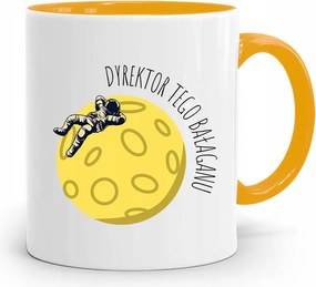 Igazgatónak Sárga Bögre Ennek A Rendetlenségnek Ajándék fényképes nyomattal