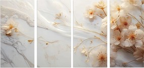 Vászonképek hálószoba nappaliba Nagy Fali dekoráció Virágok 60x120