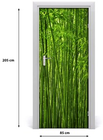 Poszter tapéta ajtóra bambusz erdő 85x205 cm