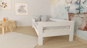 Ala fenyő gyerekágy fehér 80x180 + ajándék ágyrács