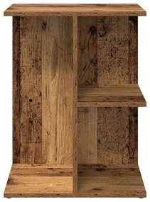 Éjjeliszekrények 2 db régi fa 46,5x29x61 cm gépelt fa
