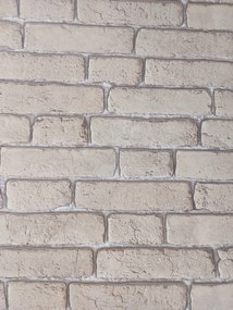 Tégla kő tapéta bézs 8888-42