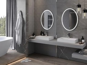 Mexen Elz világító fürdőszobai tükör 60 x 80 cm, LED 6000K, páramentesítő - 9802-060-080-611-00