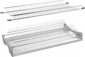 Csepegtető Edényszárító Szekrényhez 50CM 500MM Kétszintes Gtv Króm
