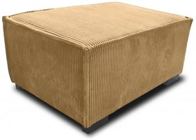 Fotel lábtartóval SMART SET, mustárszínű