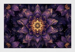 Poszter Keret Fa Mandala Harmónia Zen Meditáció Energia Virág 60x40