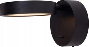 Fali lámpa fekete kerek állítható Ibiza Led 6W W0350 Maxlight