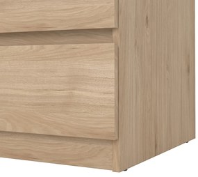 Natúr színű komód tölgyfa dekorral 77x70x50 cm Naia – Tvilum