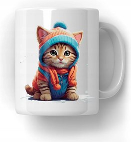 Bögre Macska Ruhában Ajándék Macska Ajándék