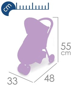 Rappa DeCuevas 90276 Sport babakocsi babáknakMagic Bubble 2024 - 55 cm