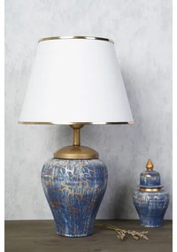 Asztali lámpa 1xE27/40W/230V kék/arany