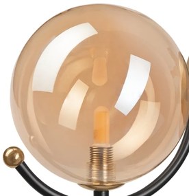 Fali lámpa GEORGIA 1xE14/5W/230V arany/füstös bézs