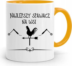 Sárga Hegesztő Bögre A Legjobb Hegesztő Vidéken fényképes nyomtatással