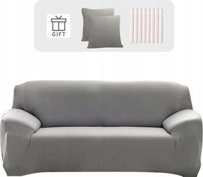 Huzat Ágytakaró Rugalmas Kanapé 2 személyes 140x180cm Világosszürke