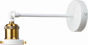 Állítható fém fali lámpa (váz) Fehér