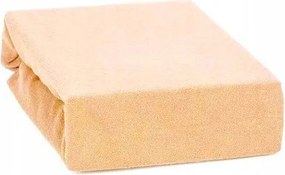 Frottír Lepedő Gumis, Bézs 180x200