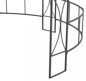 vidaXL antracitszürke kerek pavilon 300 x 290 cm