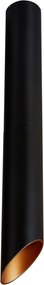 ITALUX SLC78008-L-BL-GO ARGON Hengeres Mennyezeti Lámpa Fekete LED IP20