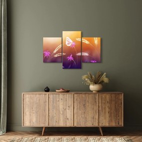 Kép - Rózsaszín pillangó (90x60 cm)
