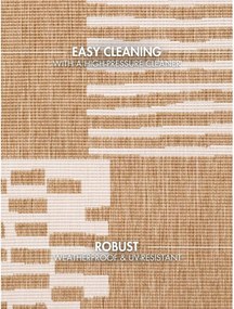 Krémszínű-natúr színű kültéri-beltéri szőnyeg 160x230 cm Haringey Acacia – Ted Baker