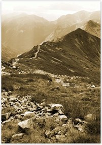 Poszterek 70x100 Tátra Lengyel hegyek Kilátás