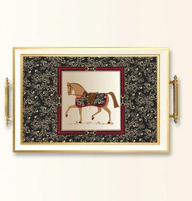 Üveg tálca, 38×24 cm – TPB9897