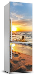 Hűtőre ragasztható matrica Sunset tengeren FridgeStick-70x190-f-67409658