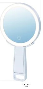 Immax 09103L - LED+CCT Fényerőszabályozható kozmetikai tükör SWEET LED/3W/5V fehér