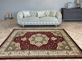 Aristocrat 0083 klasszikus mintájú piros szőnyeg 200x290 cm
