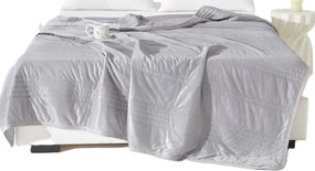 Paplan 160x200 cm Nyári Antiallergén Vékony Nyári Könnyű Puha Szürke