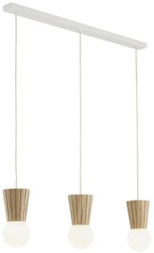 Argon 6357 - Fürdőszobai kábeles függőlámpa VOLANTE 3xG9/6W/230V IP44 bézs