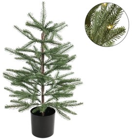 Műfenyő NORDIC LED világítással, 60 cm