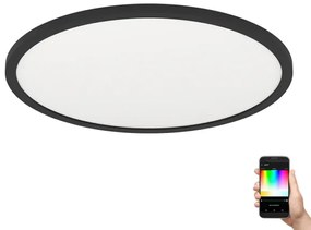 Eglo 900092 - LED RGBW Dimmelhető mennyezeti lámpa ROVITO-Z LED/16,5W/230V fekete