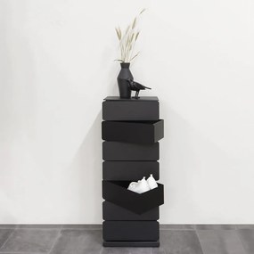 Fekete fém komód 37x98,5 cm Joey – Spinder Design