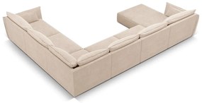Bézs sarokkanapé (jobb oldali) Vanda – Mazzini Sofas