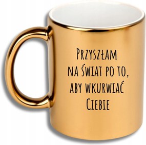 Arany Bögre Ajándék Különböző Alkalmakra Ajándék Jött A Világ