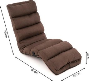 Állítható fotel DIVERO® - barna