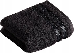 Törölköző fekete 30x50 cult de luxe 790