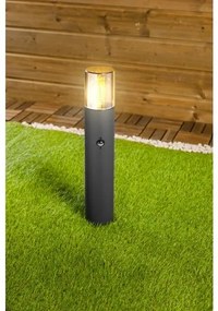 Lámpa Kerti lámpatest MEDIO-P 50 PIR,E27, MAX.15W,IP54,AC220-240V,50-60Hz, oszlop, grafit