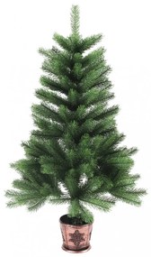 zöld műkarácsonyfa élethű tűlevelekkel 90 cm