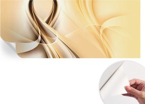 Öntapadós tapéta Fali furnér 3D hatás Hullámzó vonalak 250x104 cm