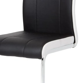 Fekete Ekobőr Étkezőszék. DCL-406 BK