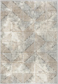 Modern Velence szőnyeg 160x230cm Geometrikus Bézs