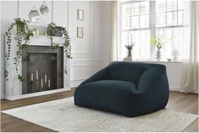 Sötétkék műszőrme babzsákfotel Lilibet – Bobochic Paris