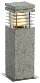 Kültéri Állólámpa, 40cm magas, szürke, E27, SLV Arrock Granite 231410