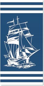 Óriás Törölköző Hajó Vitorlás Tengerészet Hajózás 150x210